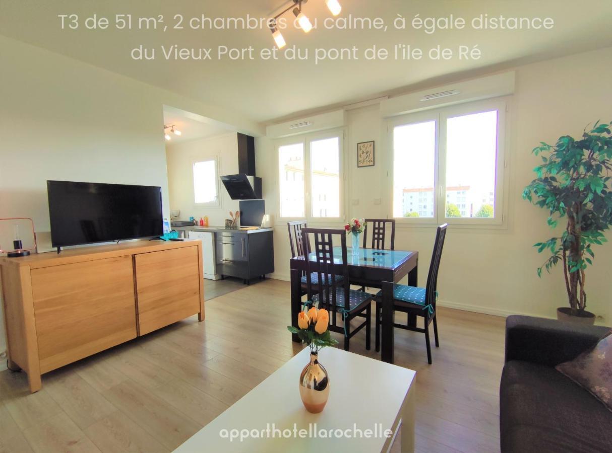 6 Appartements Et 4 Adresses A Mi-Chemin Entre Le Vieux Port Et L Ile De Re La Rochelle  Exterior photo